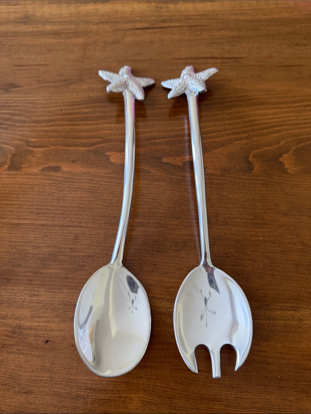 New in Box Mariposa Starfish Salad Serving Set